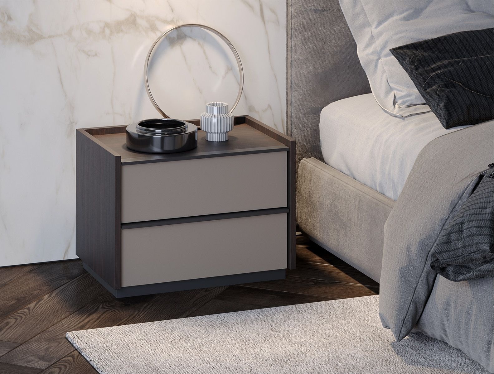 Minimalistic Verona NS table in an interior